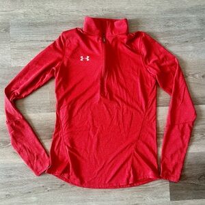 Under Armour Women's Vibrant Red Long Sleeve Top